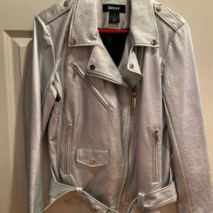 DNKY metallic jacket medium